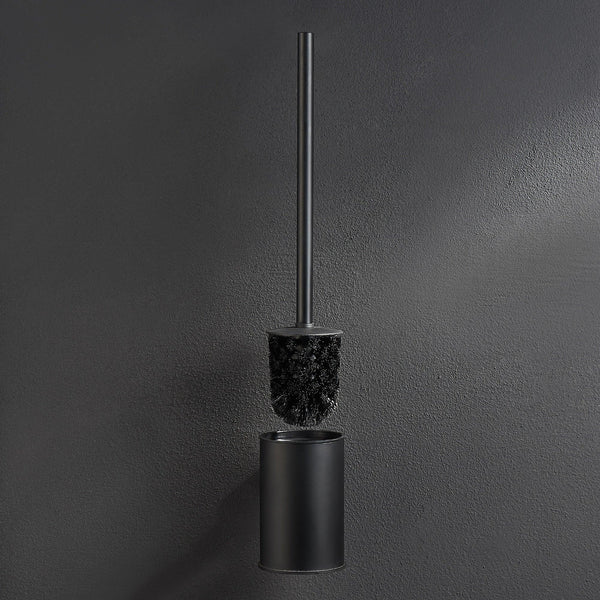 Stainless Steel Toilet Brush Holder Bathroom Cleaning Tool Holder With Toilet Brush Toilet Brush With Holder Bathroom Toilet Bowl Brush Set Non-Slip Handle Wall Mounted Floor Standing