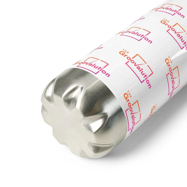 Insulated Designer Groovalution Shield Stainless Steel Water Bottle - Gifts for You 'n Me