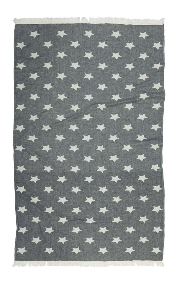 Star Black Turkish Towel