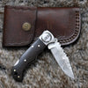 Starshard EDC Pocket Knife with Exotic Wenge Wood Handle