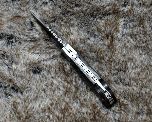 Starshard EDC Pocket Knife with Exotic Wenge Wood Handle - Gifts for You 'n Me