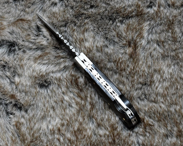 Starshard EDC Pocket Knife with Exotic Wenge Wood Handle