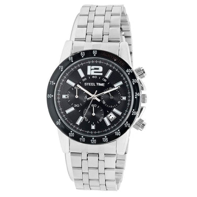 SteelTime Men's Stainless Steel Watches
