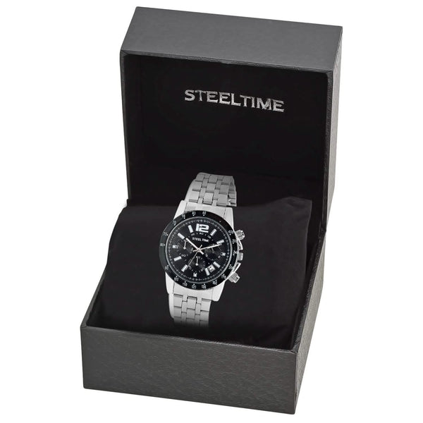 SteelTime Men's Stainless Steel Watches