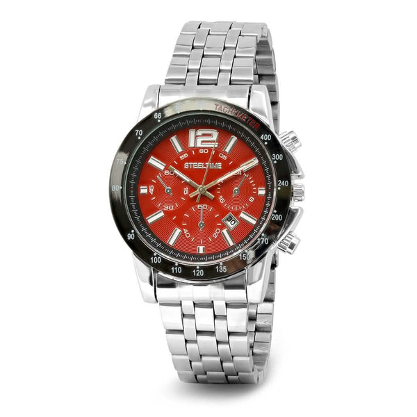 SteelTime Men's Stainless Steel Watches