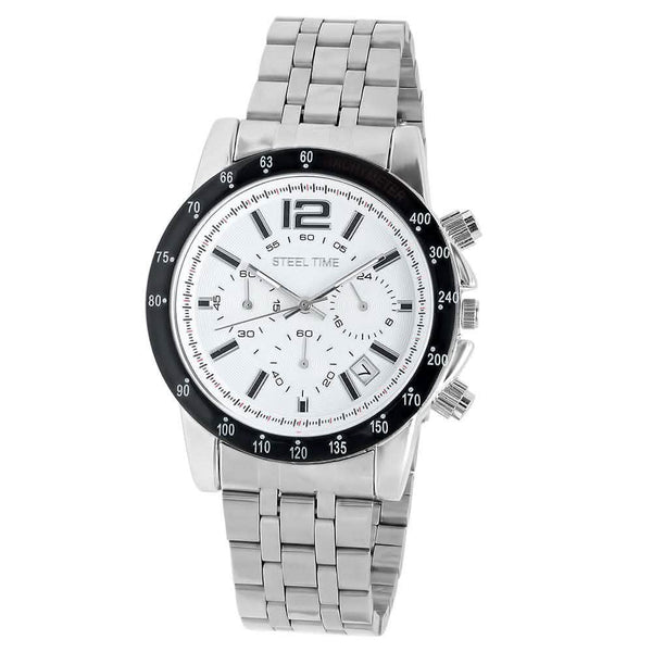 SteelTime Men's Stainless Steel Watches