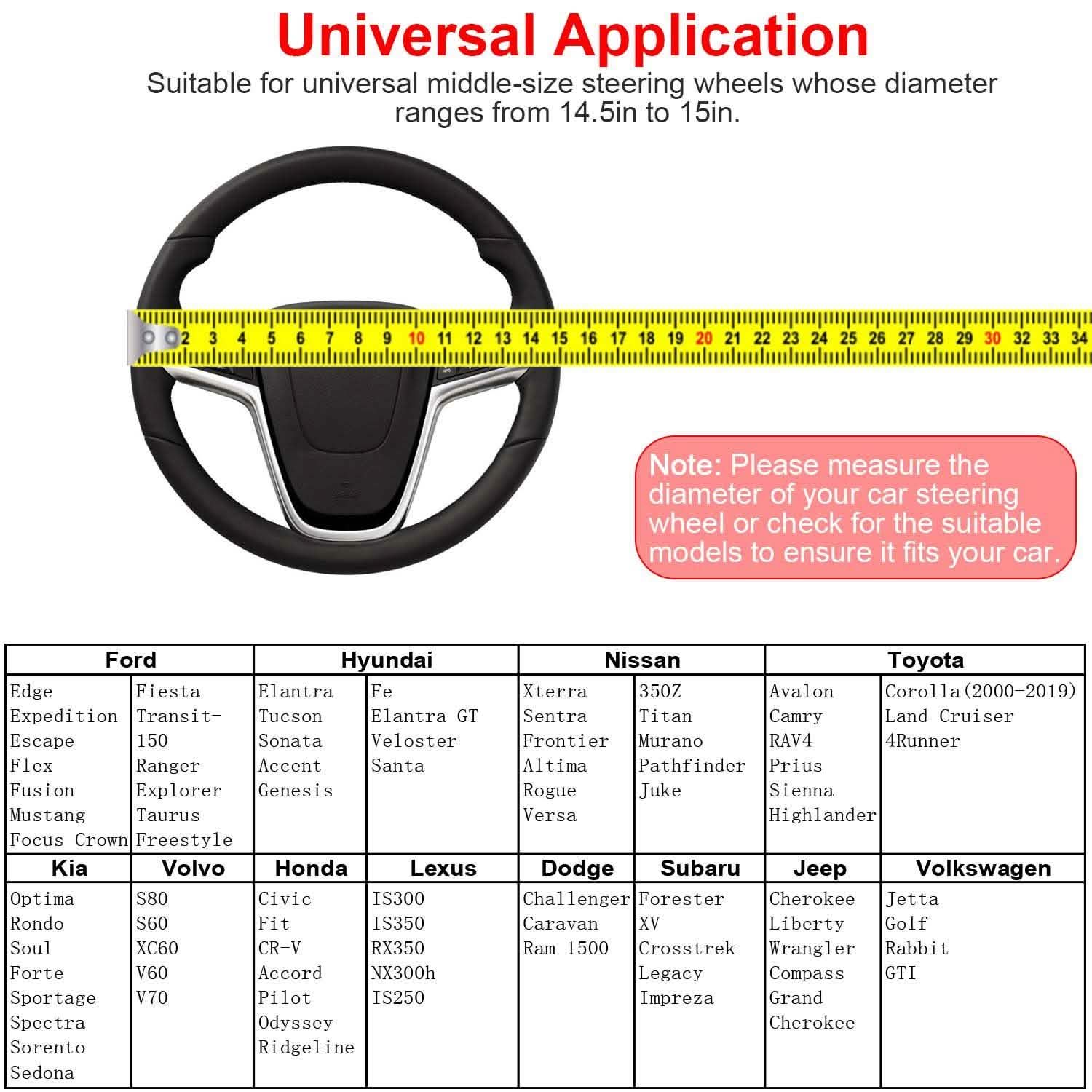 Steering Wheel Cover 14.5