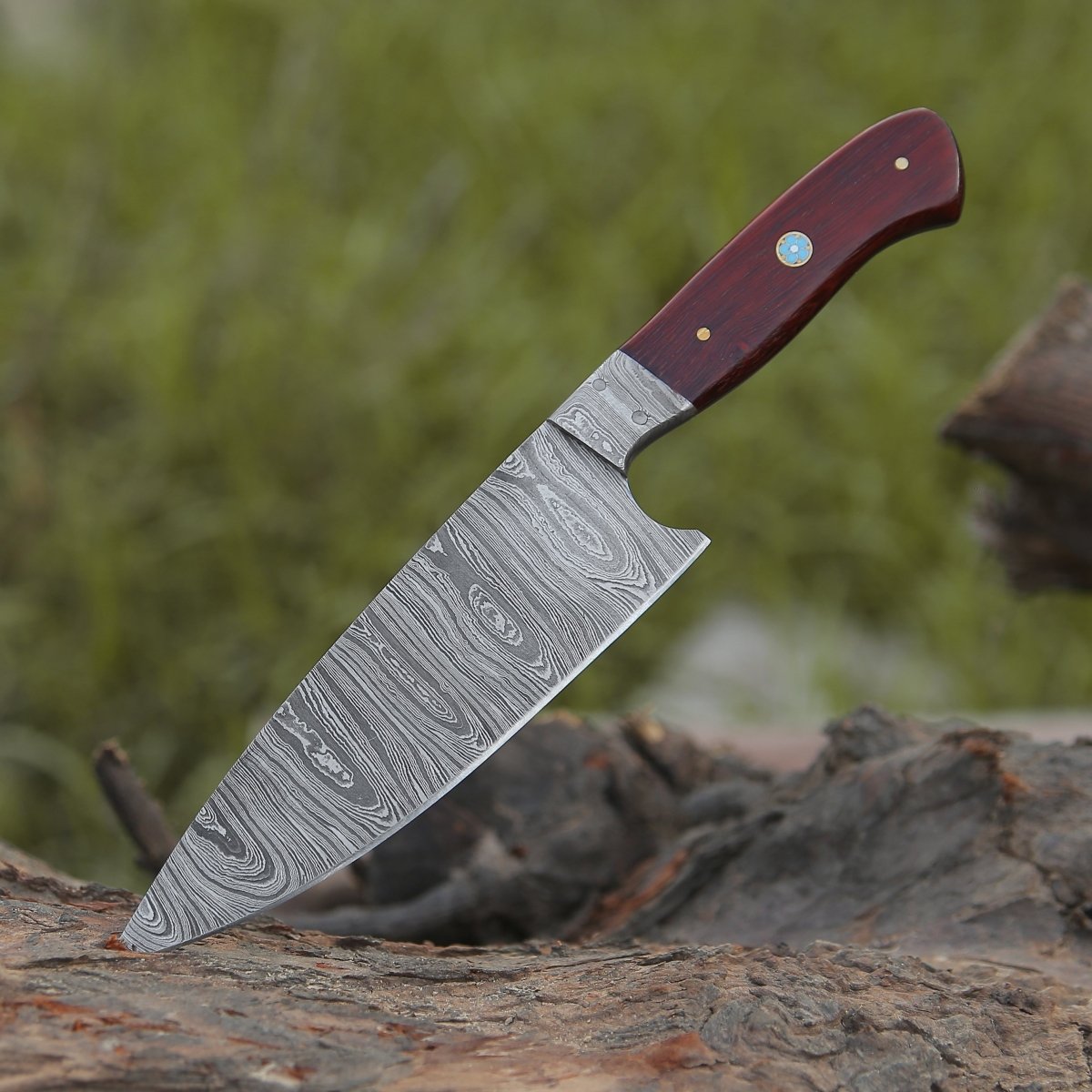 Stellar Chef's Knife with Exotic Wenge Wood Handle