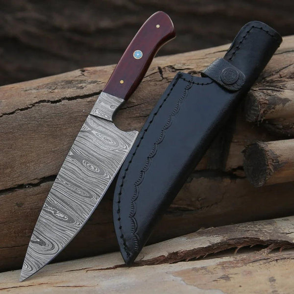 Stellar Chef's Knife with Exotic Wenge Wood Handle - Gifts for You 'n Me
