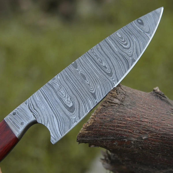 Stellar Chef's Knife with Exotic Wenge Wood Handle - Gifts for You 'n Me