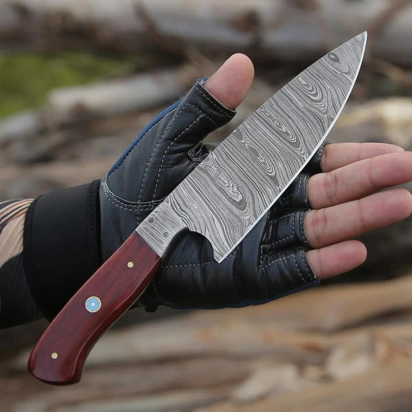 Stellar Chef's Knife with Exotic Wenge Wood Handle - Gifts for You 'n Me