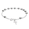 Sterling Silver Rosary Bracelet