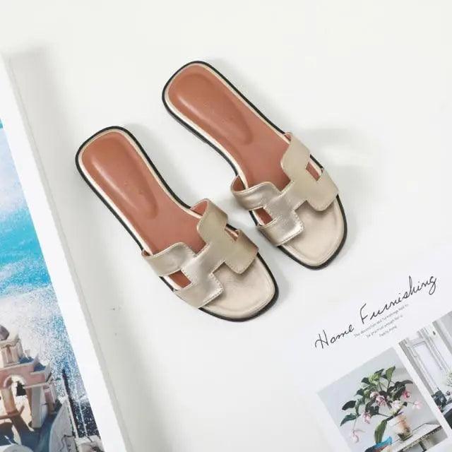 Stevvex™ - Luxury Flat Flip Flop Summer Sandals ( HOT SUMMER SALE 🔥)