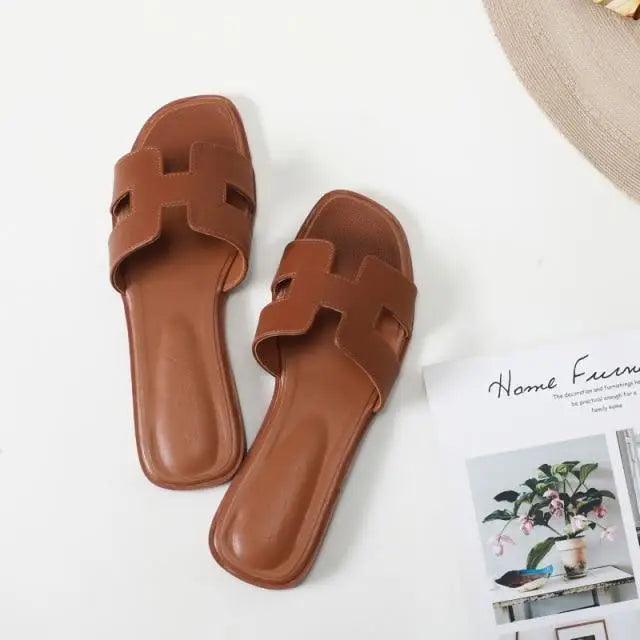 Stevvex™ - Luxury Flat Flip Flop Summer Sandals ( HOT SUMMER SALE 🔥)