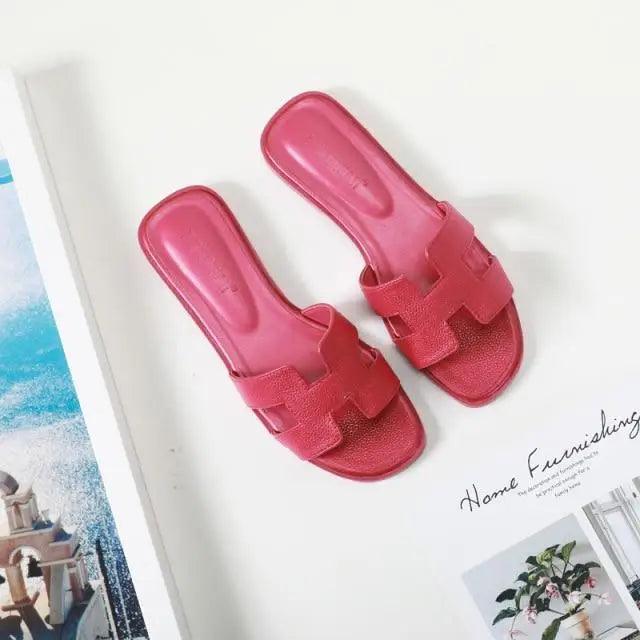 Stevvex™ - Luxury Flat Flip Flop Summer Sandals ( HOT SUMMER SALE 🔥)