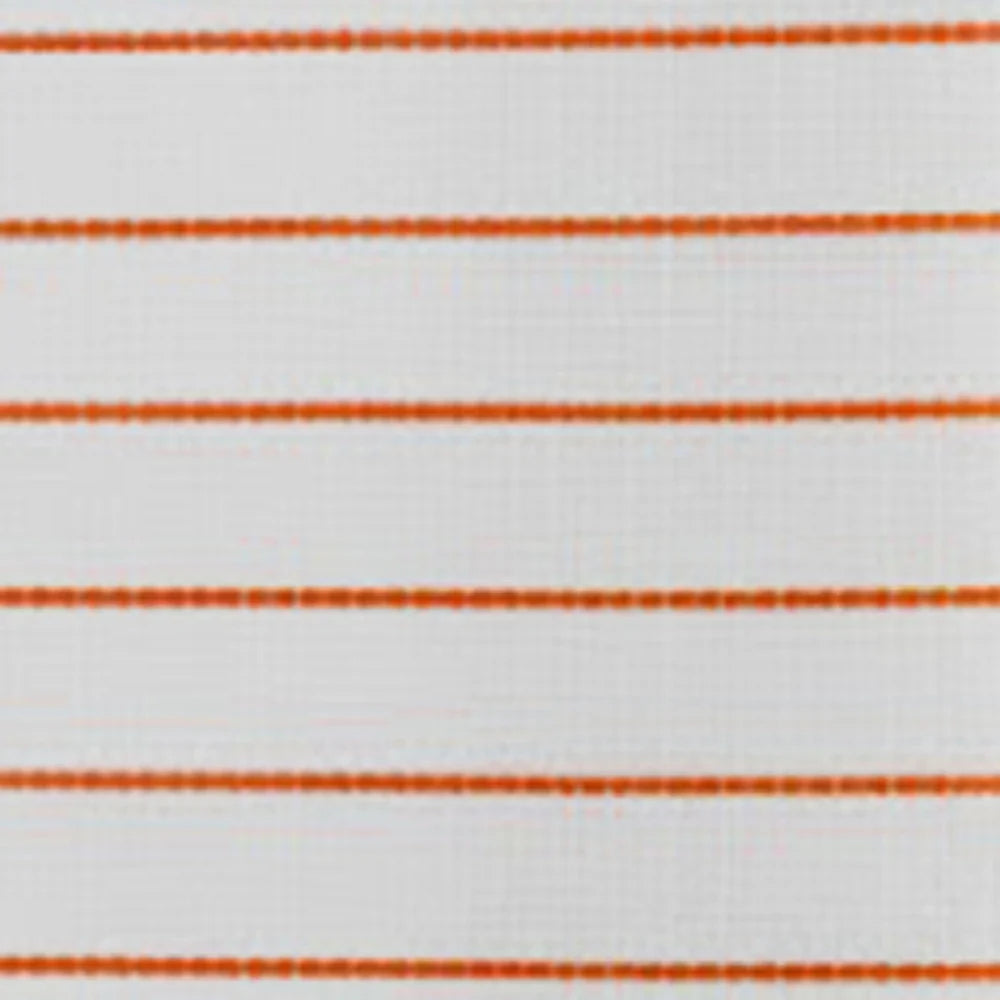 Orange Striped Table Runner