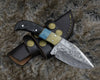 Stormfury Skinning Knife with Ram Horn & Bone Handle