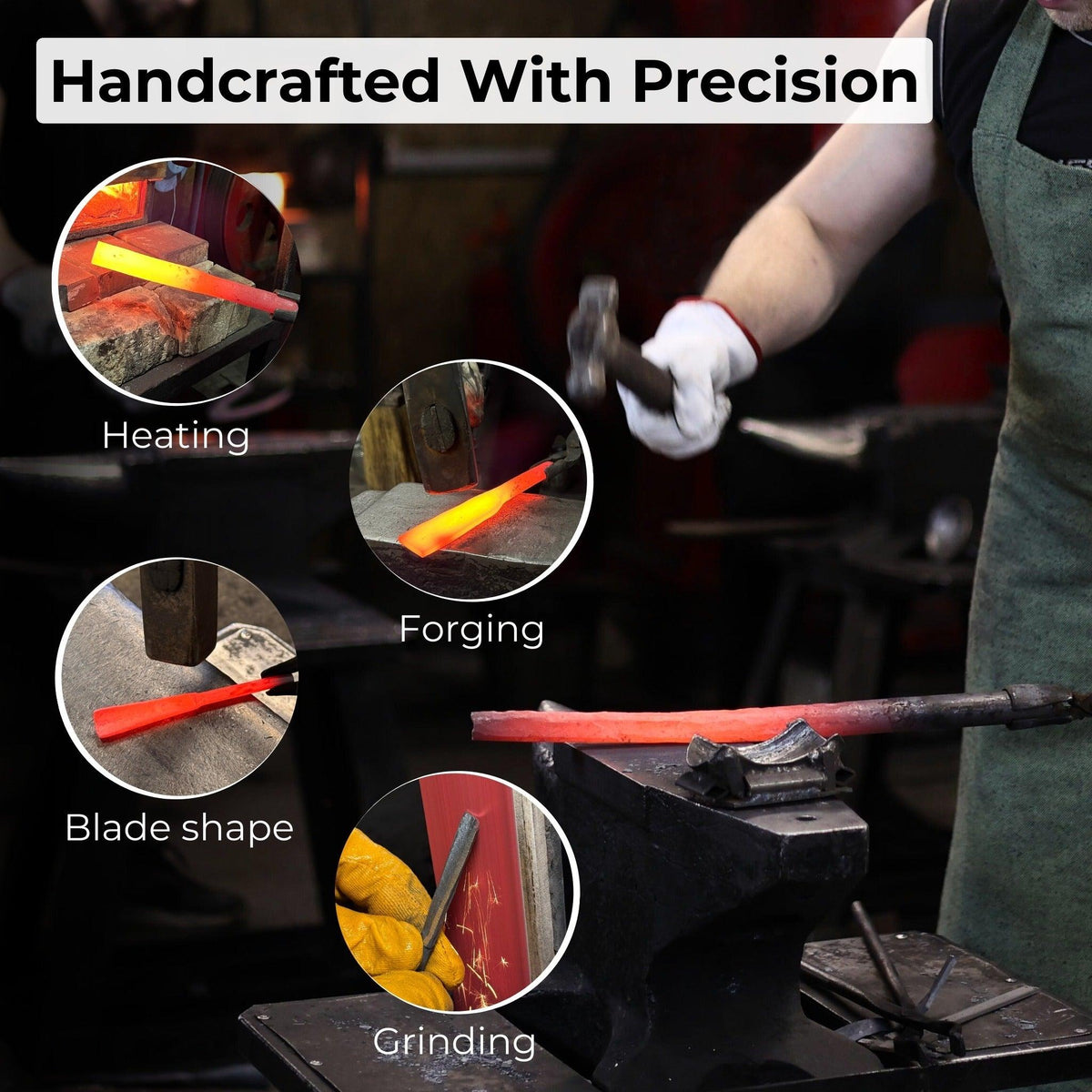 Straight Carving Gouge with Palm Handle, 5 - 12 mm (0.20 - 0.47 inches)