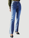 Straight Leg Jeans with Pockets - Medium / L