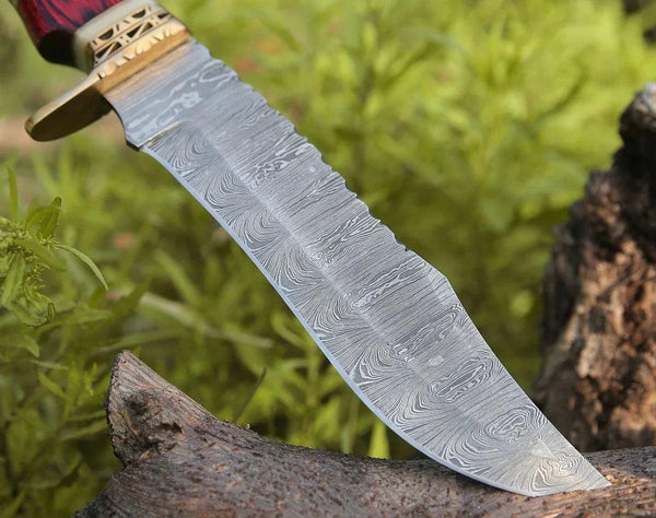 Stream Bowie Knife with Pakkawood & Bone Handle - Gifts for You 'n Me