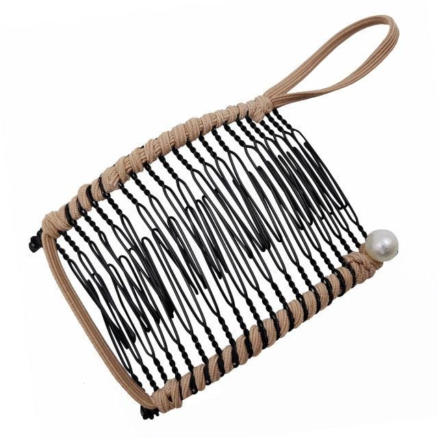 Stretch Banana Clip Double Side Lazy Women Hair Comb Easy Thick Curly Hair Styling Tool Ponytail Mohawk Bun Maker Accessories For Curly Hair Women