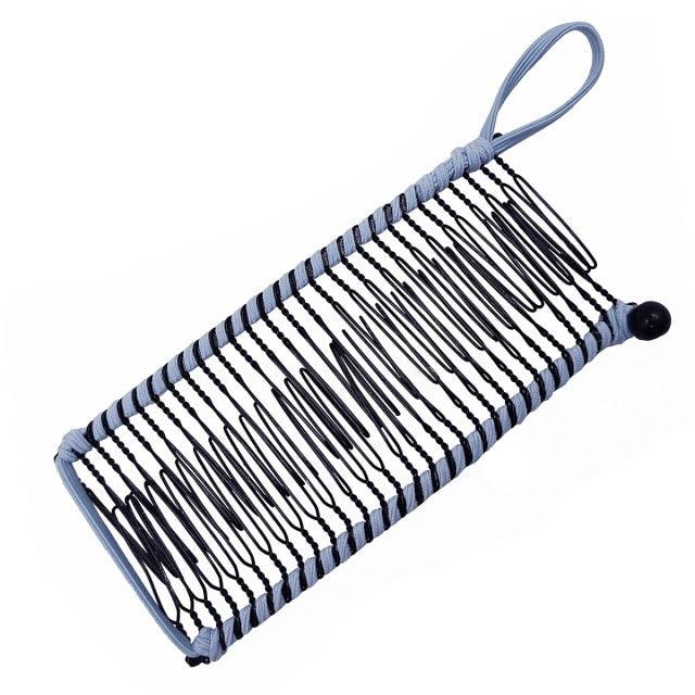 Stretch Banana Clip Double Side Lazy Women Hair Comb Easy Thick Curly Hair Styling Tool Ponytail Mohawk Bun Maker Accessories For Curly Hair Women