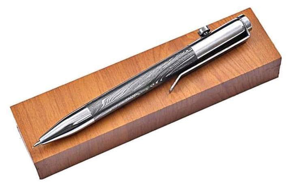 Stride Damascus Steel Ballpoint Pen - Gifts for You 'n Me