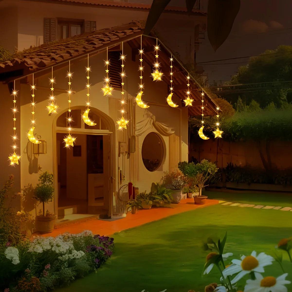 String Lights - LED Moon Star Decor
