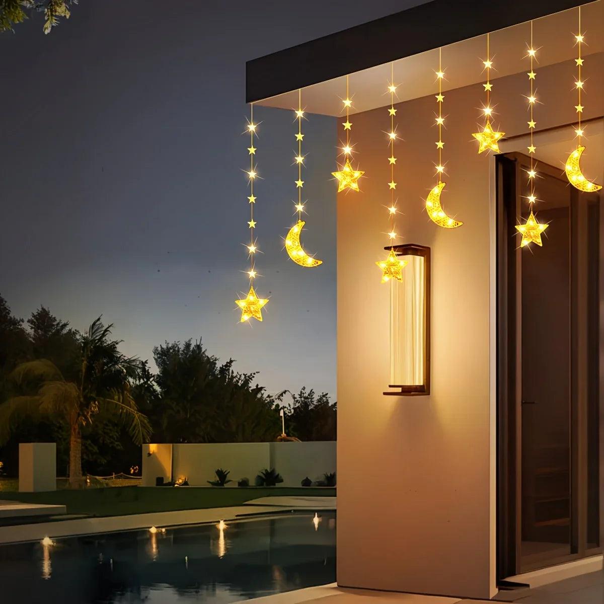 String Lights - LED Moon Star Decor