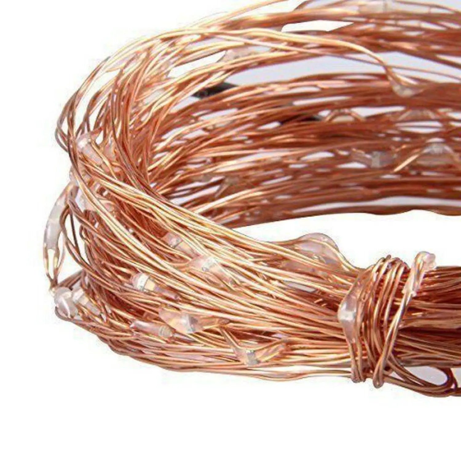 String Lights Solar Fairy 200 LED 66ft Waterproof Copper Wire