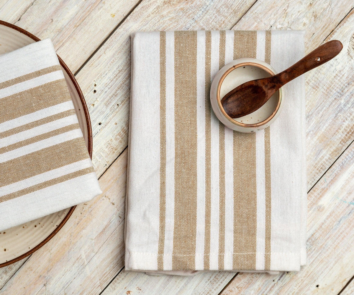 Beige Cloth Napkins Set of 6