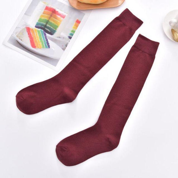 Striped Long Warm Thigh High Stockings Women's Casual Tube Thigh High Socks for School Over Knee High Socks for girls