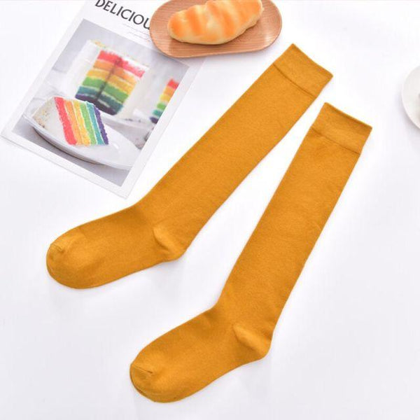 Striped Long Warm Thigh High Stockings Women's Casual Tube Thigh High Socks for School Over Knee High Socks for girls