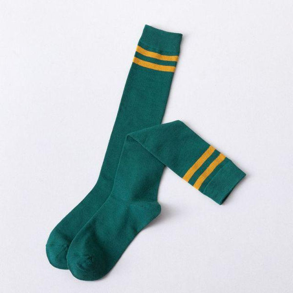 Striped Long Warm Thigh High Stockings Women's Casual Tube Thigh High Socks for School Over Knee High Socks for girls