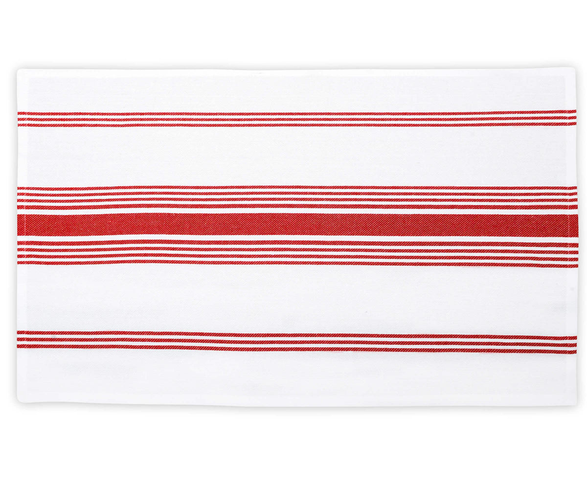 Red Kitchen Towels Set of 6
