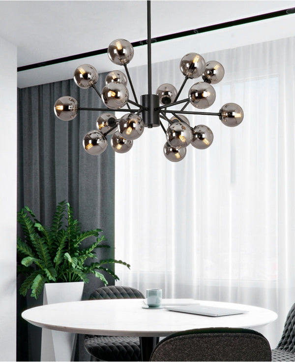 Study Bedroom Living Room Hotel LED Household Glass Chandelier Decorbites