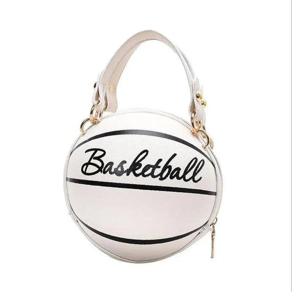 Stunning Ball Purses For Teenagers And Women Stylish Shoulder Bags, Crossbody Chain Hand Bags Personalit Leather Pink Basketball Bag For Females