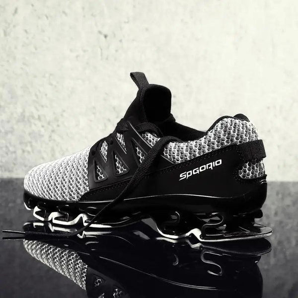 Stylish Black Mens Soft Casual Sneakers Breathable Comfort Sport Elegant Men Sneakers