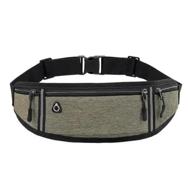 Stylish Design Unisex Waterproof Money Belt Bag Elegant Waist Pack Bag for Hiking Fitness Cycling Workout Gym Reflective Runners Belt Jogging Pocket Belt