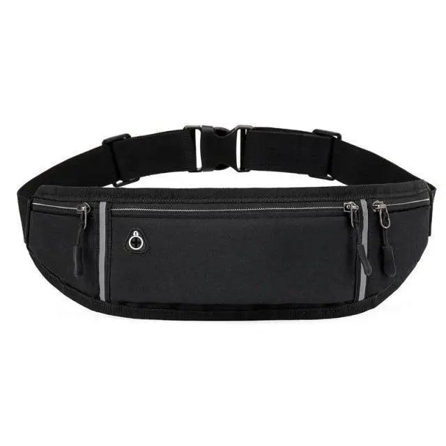Stylish Design Unisex Waterproof Money Belt Bag Elegant Waist Pack Bag for Hiking Fitness Cycling Workout Gym Reflective Runners Belt Jogging Pocket Belt