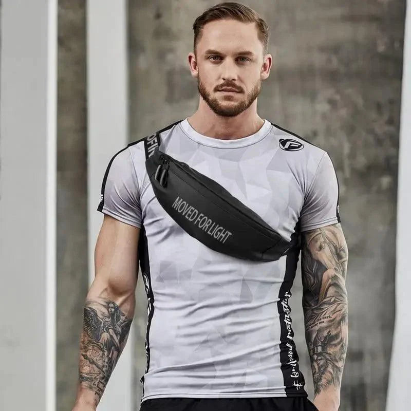 Stylish Design Unisex Waterproof Money Belt Bag Elegant Waist Pack Bag for Hiking Fitness Cycling Workout Gym Reflective Runners Belt Jogging Pocket Belt