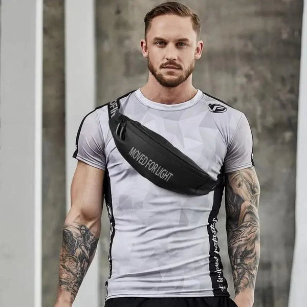 Stylish Design Unisex Waterproof Money Belt Bag Elegant Waist Pack Bag for Hiking Fitness Cycling Workout Gym Reflective Runners Belt Jogging Pocket Belt