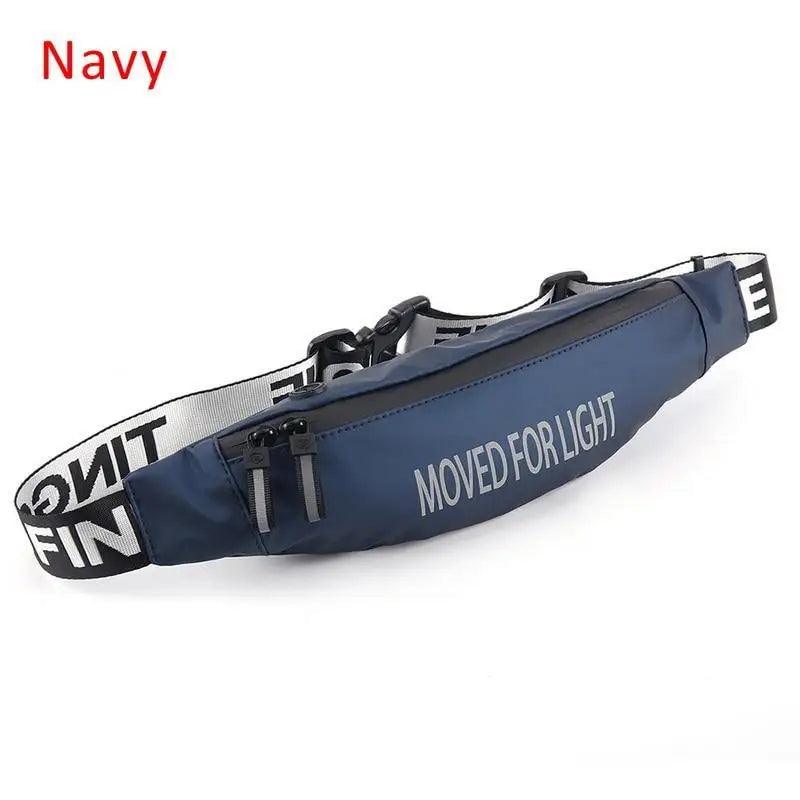 Stylish Design Unisex Waterproof Money Belt Bag Elegant Waist Pack Bag for Hiking Fitness Cycling Workout Gym Reflective Runners Belt Jogging Pocket Belt