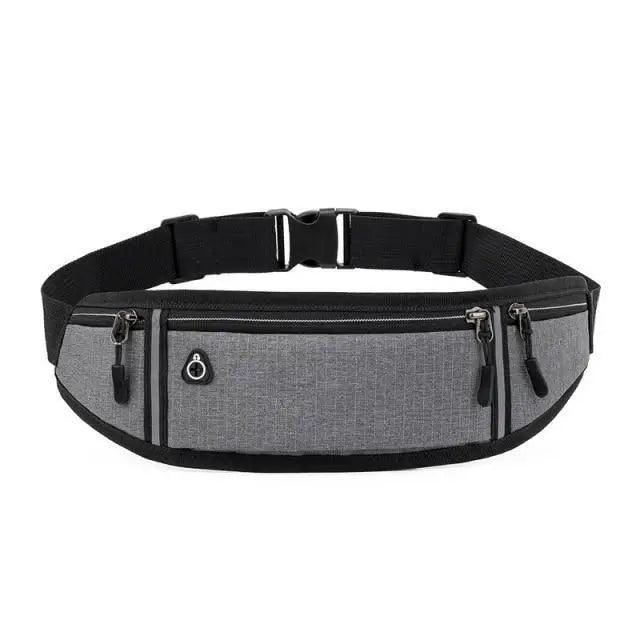 Stylish Design Unisex Waterproof Money Belt Bag Elegant Waist Pack Bag for Hiking Fitness Cycling Workout Gym Reflective Runners Belt Jogging Pocket Belt