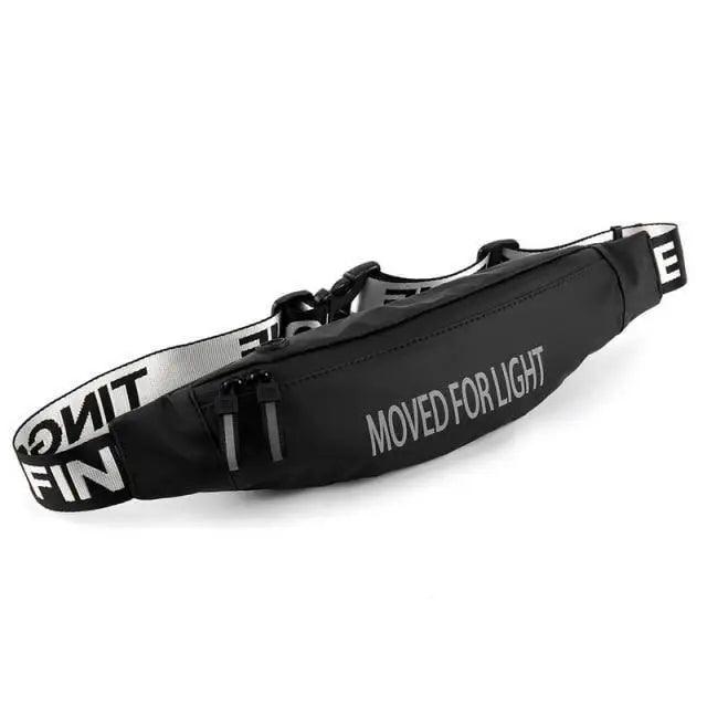 Stylish Design Unisex Waterproof Money Belt Bag Elegant Waist Pack Bag for Hiking Fitness Cycling Workout Gym Reflective Runners Belt Jogging Pocket Belt