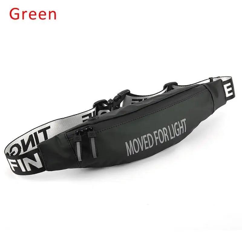 Stylish Design Unisex Waterproof Money Belt Bag Elegant Waist Pack Bag for Hiking Fitness Cycling Workout Gym Reflective Runners Belt Jogging Pocket Belt
