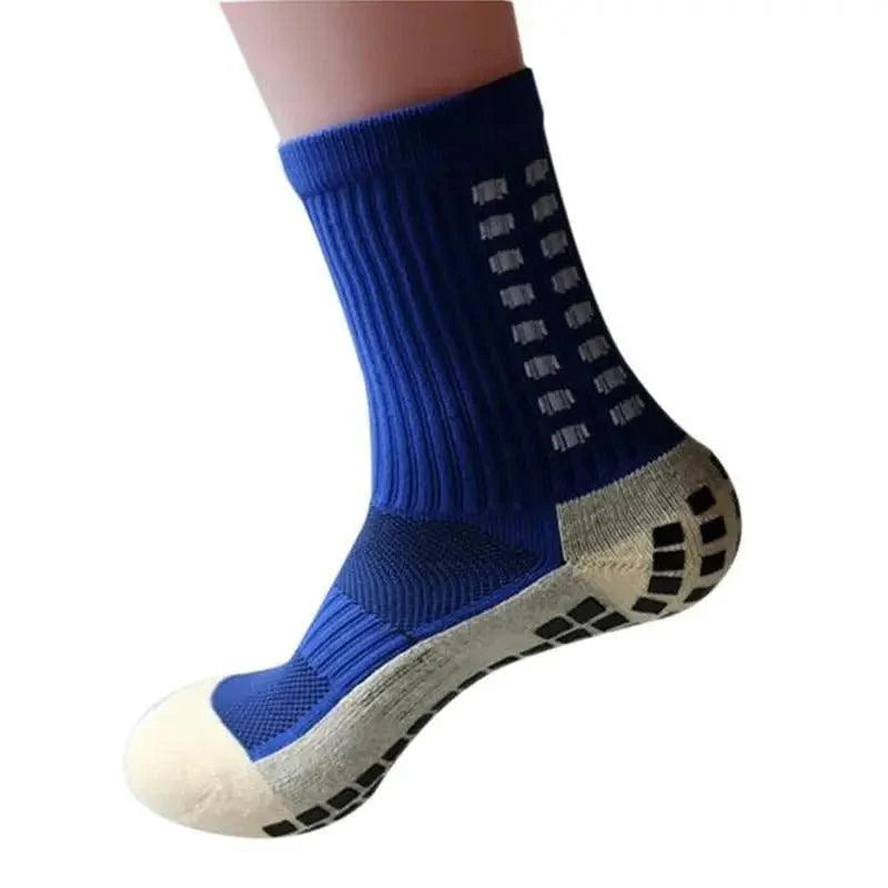 Stylish New Sports Anti Slip Soccer Socks Cotton Football Grip Socks For Men Breathable Sports Running Cycling Socks For Men