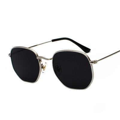 Stylish Small Round Polarized Sunglasses for Men Women Sunglasses For Hexagon Shape Sunglasses New Women Sunglasses In Metal Colorful Frame Glasses Eyewear For Men Women