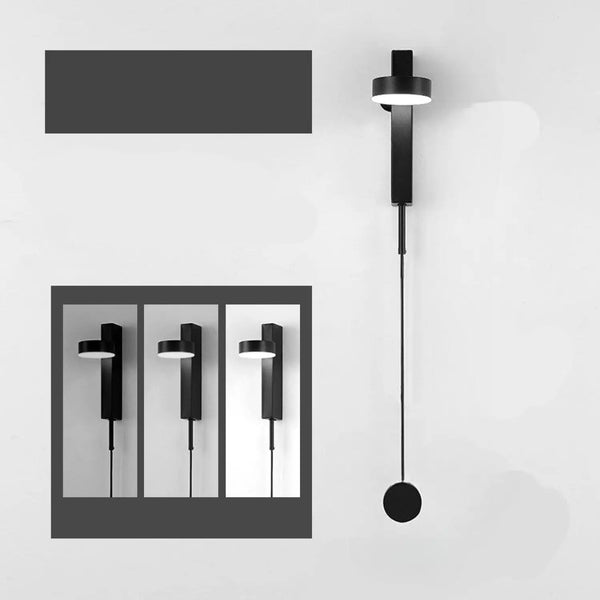 Stylish Wall Lamp for Bedroom with LED Rotating Design