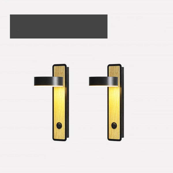 Stylish Wall Lamp for Bedroom with LED Rotating Design